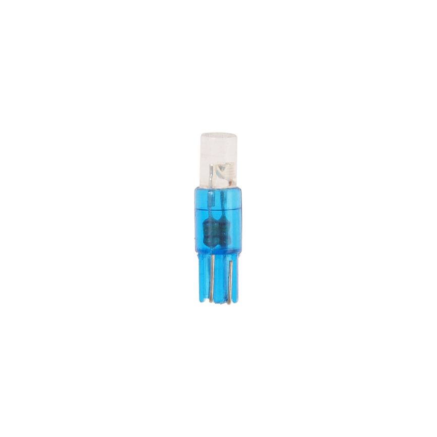 m0001032554_1.resize1 Автолампа T5 (W2*4.6d) 1 LED FLAT BLUE 2лм 12V MEGAPOWER /10 /100 — изображение 1