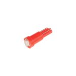 Автолампа T5 (W2*4.6d) 1 SMD 3528 RED 8лм   12V MEGAPOWER /10 /100 — изображение 2