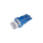 Автолампа T10W (W2,1x9,5d) 1 LED CONCAVE BLUE 4лм   12V MEGAPOWER /10 /100 — изображение 2