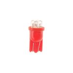 Автолампа T10W (W2,1x9,5d) 4 LED RED 20лм 12V MEGAPOWER /10 /100 OLD — изображение 2
