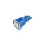 Автолампа T10W (W2,1x9,5d) 1 SMD 5050 BLUE 6лм 12V MEGAPOWER /10 /100 OLD — изображение 2