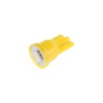 Автолампа T10W (W2,1x9,5d) 1 SMD 5050 YELLOW 8лм   12V MEGAPOWER /10 /100 — изображение 2