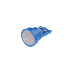 Автолампа T10W (W2,1x9,5d) COB 1 SMD CHIPS BLUE 20лм 12V MEGAPOWER /10 /100 OLD — изображение 2