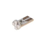 Автолампа T10W (W2,1x9,5d) 5 SMD 3528 BLUE 20лм 12V MEGAPOWER /10 /100 OLD — изображение 2