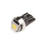Автолампа T10W (W2,1x9,5d) 1 SMD 5050 WHITE 6000K 20лм 12V MEGAPOWER /10 /100 OLD — изображение 2
