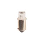 Автолампа T4W (BA9s) 1 LED CONCAVE WHITE 6000K 10лм   12V MEGAPOWER /10 /100 — изображение 2