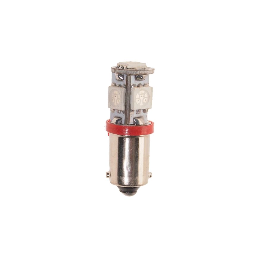 m0001032637_2.resize1 Автолампа T4W (BA9s) 5 SMD 5050 RED 40лм 12V MEGAPOWER /10 /100 OLD — изображение 1