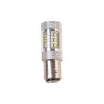 Автолампа P21/5W (BAY15d) 16 SMD WATTS CREE WHITE 1280лм 6000K 12V MEGAPOWER /10/100 OLD — изображение 2
