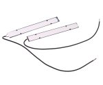 Дневные ходовые огни DAY LIGHT 1 COB MEGA 140х18мм плоские (2шт) MEGAPOWER