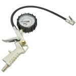 Пистолет для подкачки шин AB-70300 CHROME/BLACK с манометром 15атм (металл) АВТОСТОП /1/50 — изображение 2