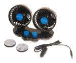 Вентилятор HX-307 12см (4.5") 12V (7.5W) двойной, с регулируемыми углами обдува black/blue MITCHELL 1/24 — изображение 7