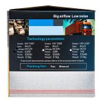 Вентилятор HX-307 12см (4.5") 12V (7.5W) двойной, с регулируемыми углами обдува black/blue MITCHELL 1/24 — изображение 6
