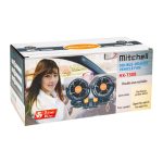 Вентилятор HX-308 12см (4.5") 24V (13W) двойной, с регулируемыми углами обдува black/orange MITCHELL 1/24 — изображение 4