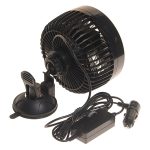 Вентилятор HX-704 16см (6") 24V (12W) диммер, на вакуумной присоске, с регулируемыми углами обдува black/orange MITCHELL 1/24