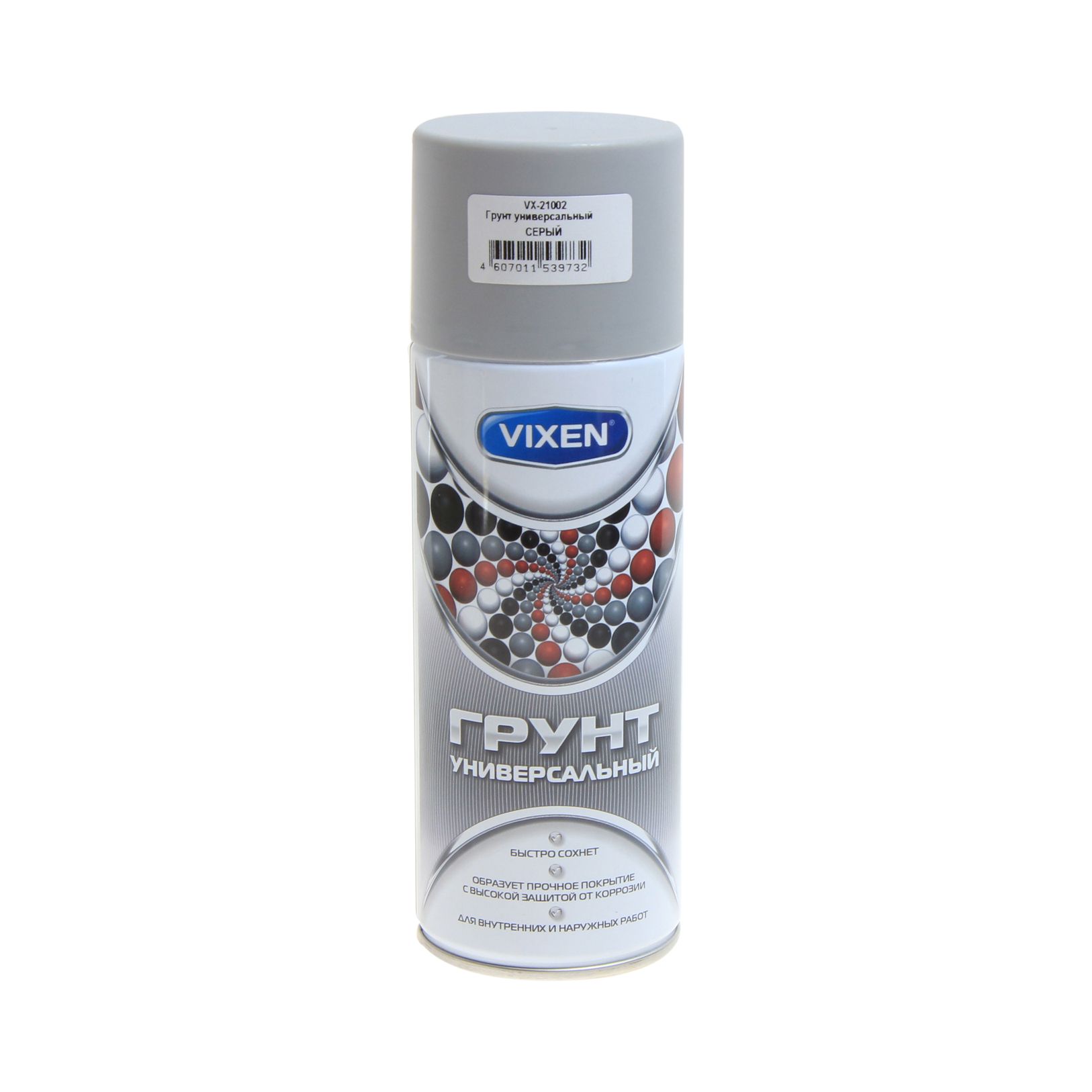 m0001033449_1.resize1 Грунт универсальный алкидный серый (аэрозоль) 520мл VIXEN /1/12 — изображение 1