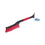 Щетка M-71020RD для снега со скребком и мягкой ручкой 61см BLACK/RED MEGAPOWER /1/36 — изображение 2