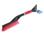 Щетка M-71027RD для снега со скребком и мягкой ручкой 60см BLACK/RED MEGAPOWER /1/36 — изображение 2