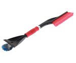 Щетка M-71027RD для снега со скребком и мягкой ручкой 60см BLACK/RED MEGAPOWER /1/36