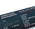 Штангенциркуль RF-5096P2 (0-200мм, 0.02мм; внутр. Ø, наруж. Ø + глубиномер), в пластиковом футляре ROCKFORCE /1 — изображение 5