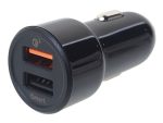 Устройство зарядное OLM-038718 в прикуриватель, 1USB 5,4 + Quick Charge 3.0, 30W черный OLMIO /1 — изображение 3