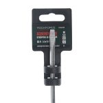 Отвертка шлицевая RF-70155125 магнитная "Profi" S2 SL5.5х125мм, на пластиковом держателе ROCKFORCE /1