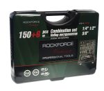 Набор инструмента RF-41501-5-PREMIUM: 1/2"&1/4"&3/8"DR с 6-гранными головками 150пр. + 6пр. ROCKFORCE /1/2 — изображение 4