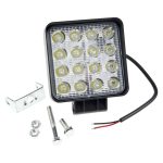Фара рабочего света 29-48W FLOD 16LED 100х100мм 10-30V MISTAR /1
