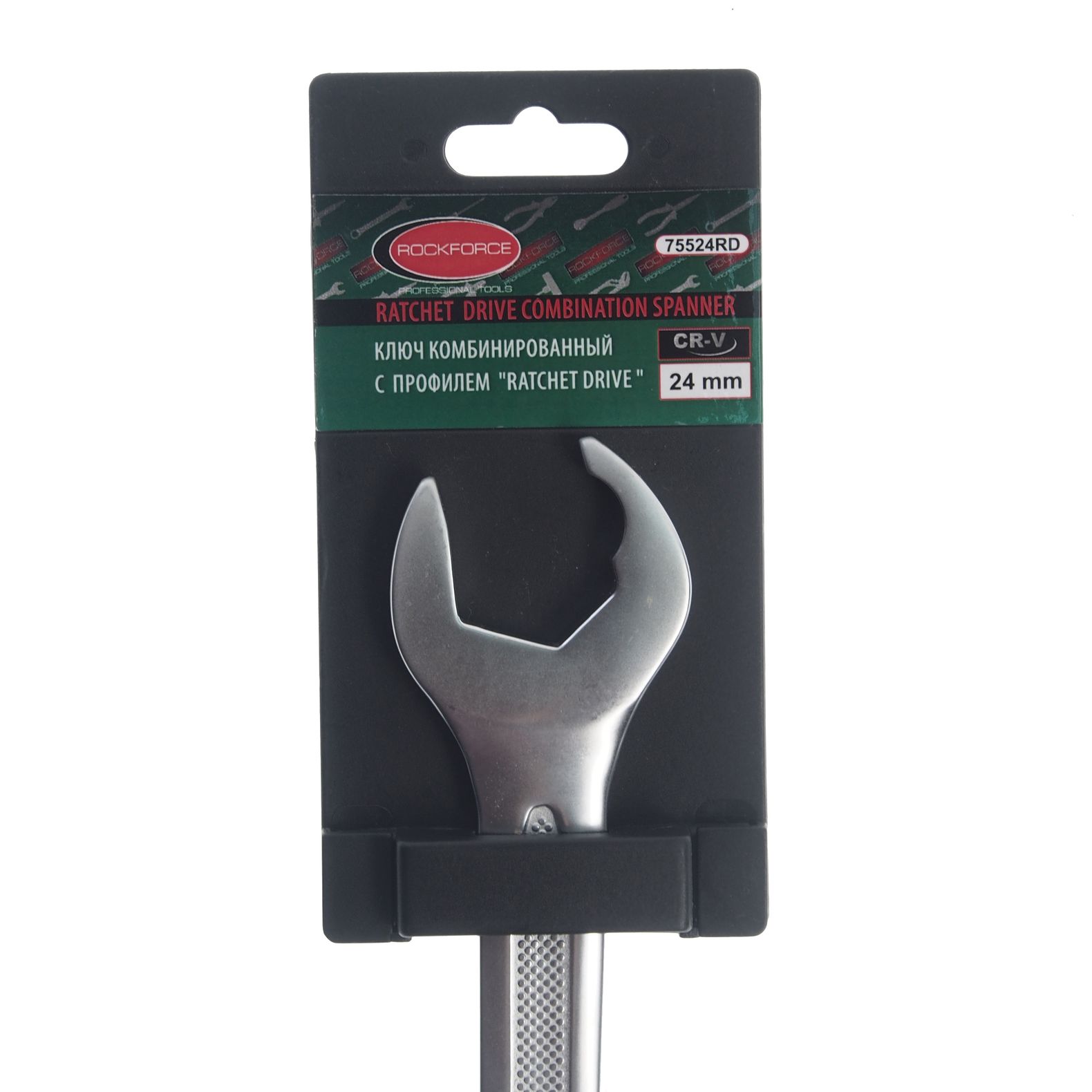 m0001041182_2.resize1 Ключ комбинированный 24мм RF-75524RD с профилем "Ratchet drive" ROCKFORCE /1 — изображение 1