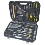 Набор инструмента ER-80142 1/4"&3/8"&1/2"DR 6-гранный 142 предмета  ЭВРИКА 1/2 — изображение 3