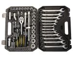 Набор инструмента ER-80061 1/4"&1/2"DR 6-гранный 61 предмет ЭВРИКА 1/3