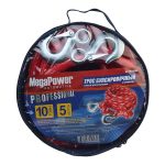 Трос буксировочный M-75105B PREMIUM 10000кг длина 5м, плетёный шнур (с крюками) в чехле MEGAPOWER /1/8