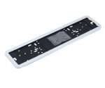 Рамка для номерного знака MIS-53131 WHITE с закругленными углами, нержавеющая сталь (на пластиковой подложке) MISTAR /1/50 — изображение 4