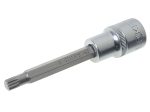 Головка-бита SPLINE 12-лучевая M8 1/2" (L-100мм) ROCKFORCE /1 — изображение 2