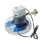 Вентилятор M-502 16см (6") с решеткой металл 12V MEGAPOWER /1/12 HIT