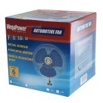 Вентилятор M-502 16см (6") с решеткой металл 24V MEGAPOWER /1/12 HIT — изображение 2