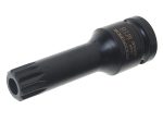 Головка-бита SPLINE глубокая ударная 1/2", M16 с отверстием ROCKFORCE RF-24807816T /1 — изображение 2
