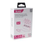 Разветвитель прикуривателя OLM-038888 3гнезда+1USB+провод-удлинитель, 2.1A OLMIO /1 — изображение 2
