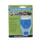 Толщиномер цифровой GM200A(9202) диапазон измерения толщины 0-2мм, 2*ААА 3V /1 — изображение 2