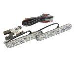 Дневные ходовые огни W-DRL-HPL6 6SMD 170х20мм (металлический корпус) плоские (2шт) 10-15V ВЫМПЕЛ /1/50 — изображение 3