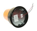 Маячок проблесковый МИ 05 30LED 12/24V импульсный стационарный желтый САКУРА /1/10