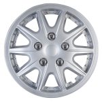 Колпаки на колёса WC-2025 SILVER (14) металлик, PP пластик, регулировочный обод, 4шт разм. 14" (350мм) AUTOPROFI /1/4 — изображение 2