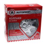 Колпаки на колёса WC-2025 SILVER (15) металлик, PP пластик, регулировочный обод, 4шт разм. 15" (370мм) AUTOPROFI /1/4 — изображение 2