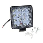 Фара рабочего света  MIS-48W 16LED плоская 105-105мм 10-30V MISTAR /1/50