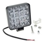 Фара рабочего света MIS-16 16 LED плоская 105-105мм (2 реж. стробоскоп) 10-30V MISTAR /1