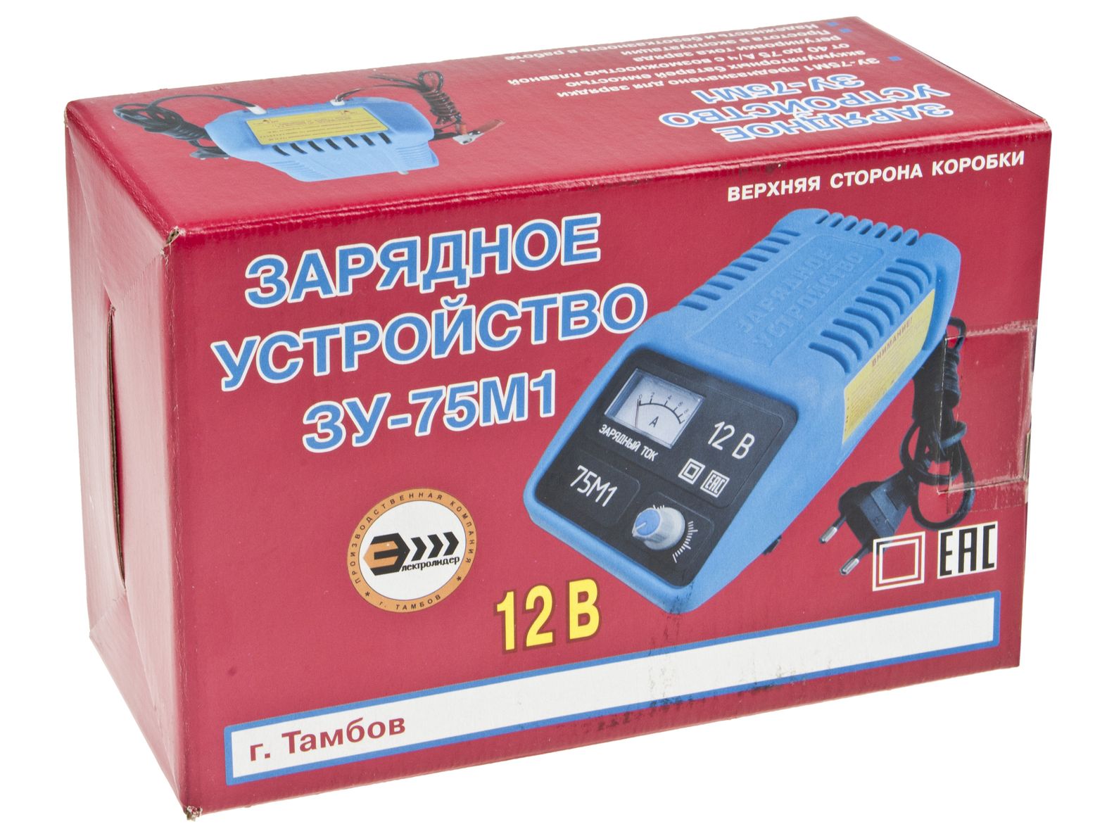m0001046648_2.resize1 Зарядное устройство ЗУ-75М1 для АКБ 12V (0-10A) ручной режим 220V ТАМБОВ /1 HIT — изображение 1