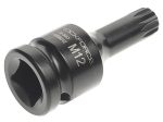 Головка-бита SPLINE ударная 1/2", M12 ROCKFORCE RF-24806012 /1/10/300