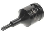 Головка-бита SPLINE ударная 1/2", M5 с отверстием ROCKFORCE RF-24806005T /1/10/300 — изображение 2
