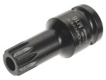 Головка-бита SPLINE ударная  1/2", M16 с отверстием ROCKFORCE RF-24806016T /1/10/300 — изображение 2