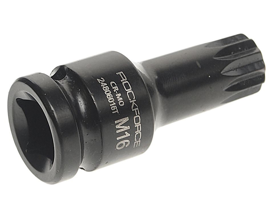 m0001046691_2.resize1 Головка-бита SPLINE ударная 1/2", M16 с отверстием ROCKFORCE RF-24806016T /1/10/300 — изображение 1