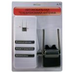 Антенна W-A70 внутрисалонная активная телевизионная (FM, ДМВ, МВ, УКВ, усиление 20дБ) кабель 400см 12V  ВЫМПЕЛ /1/40 — изображение 4